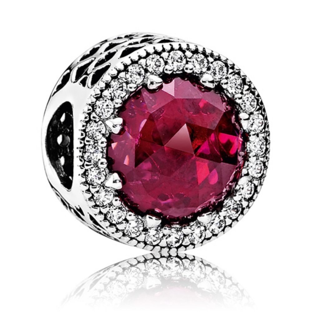 Radiant Hearts Pandora Charm